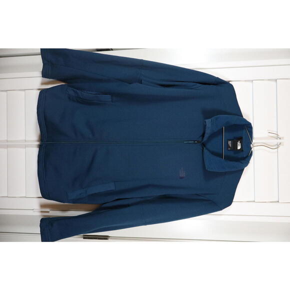 The North Face Treadway Hybrid with Futurefleece Full Zip Jacket Monterey Blue - Picture 2 of 8